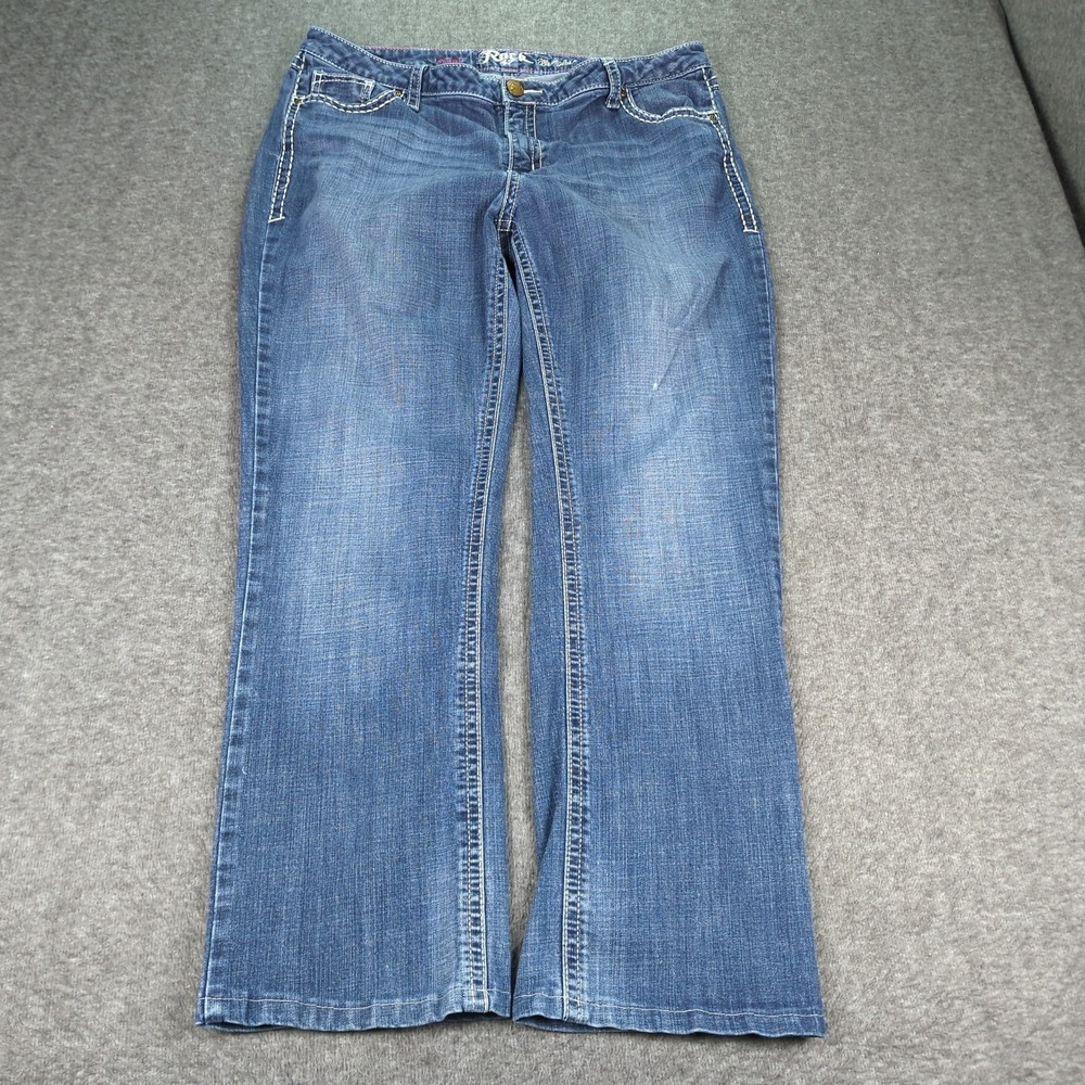Wrangler Jeans Womens 34x29* Blue Boot Cut Western Cowgirl Hemmed